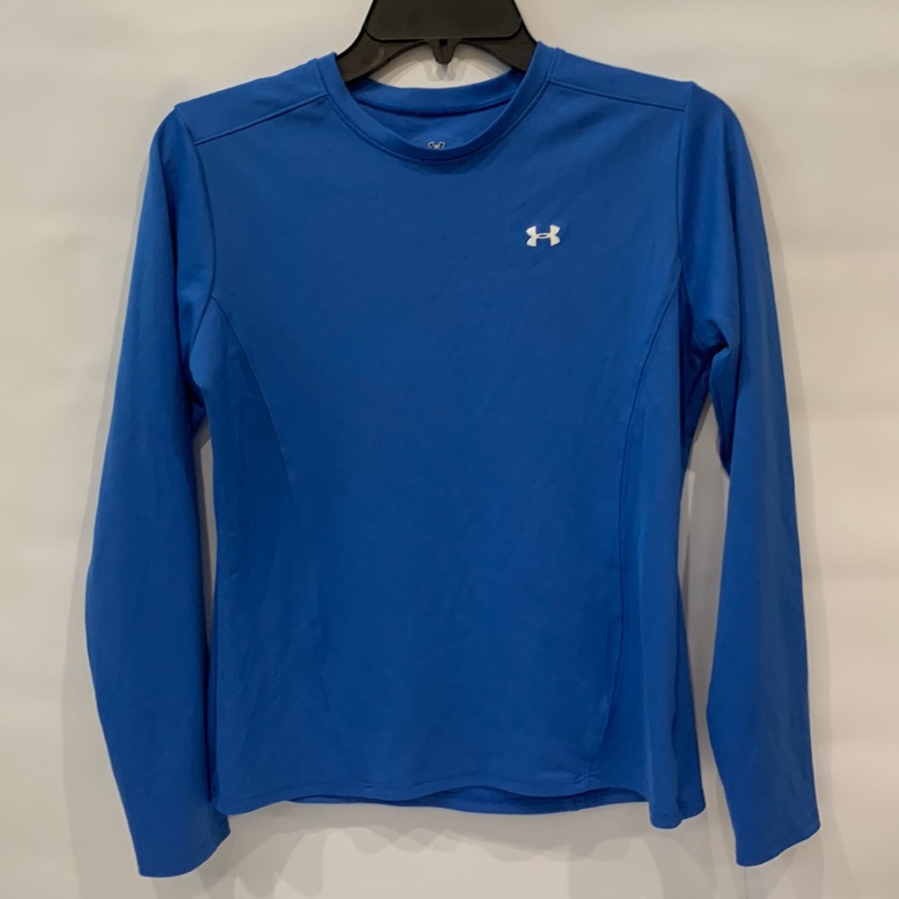 Under Armour long sleeve shirt, blue, size small